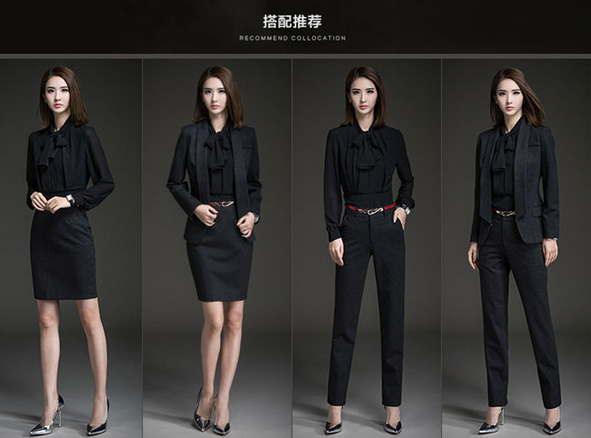 女士職業套裝訂做春夏季款式圖片