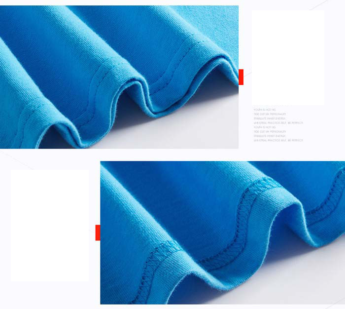 純棉短袖圓領t恤文化衫定做款式細節展示圖二